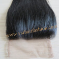 Free Parting Brazilian Virgin Hair Lace Closure, Swiss Lace Closure